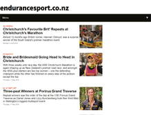 Tablet Screenshot of endurancesport.co.nz